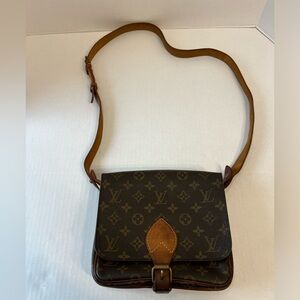 LOUIS VUITTON Monogram Cartouchiere Bag‎